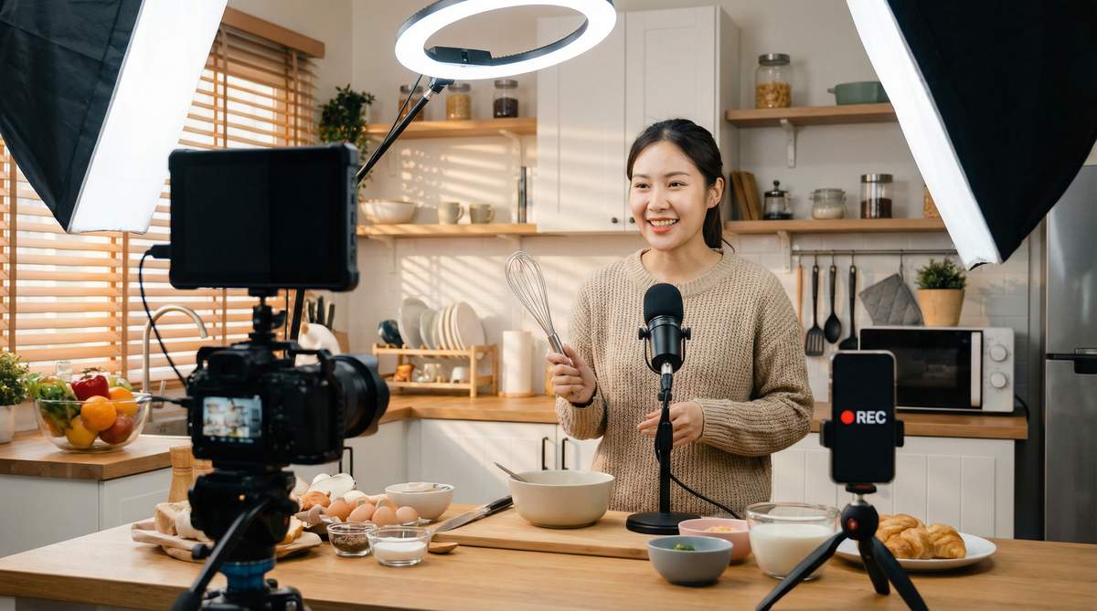 反差婊生活视频：美食制作教程分享