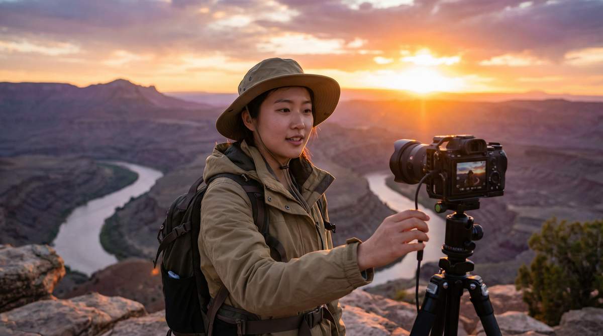 反差婊旅行视频：户外探险Vlog